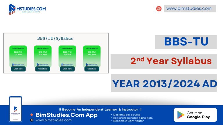 BBS 2nd year syllabus
